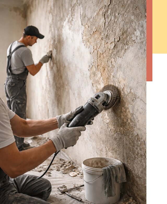 Снятие и удаление краски со стен в Иркутске от 2188 руб. — ОТДЕЛОЧНИК-Ркт