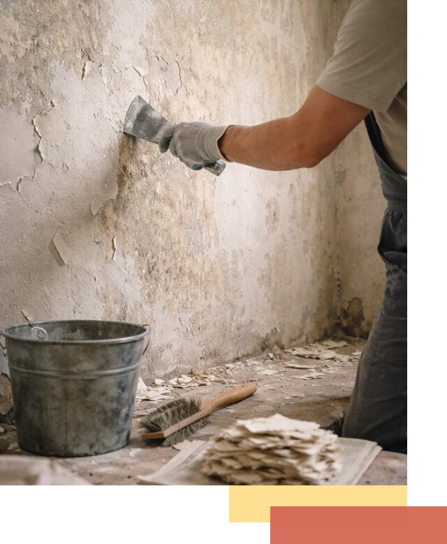 Удаление старой краски со стен в Иркутске качественно и быстро