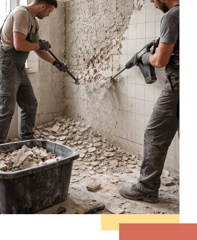 Демонтаж плитки со стен в Иркутске быстро и аккуратно