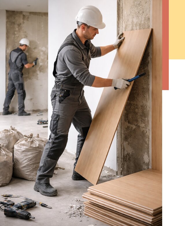 Демонтаж стеновых панелей в Иркутске от 3647 руб. за м² быстро и недорого | ОТДЕЛОЧНИК-Ркт