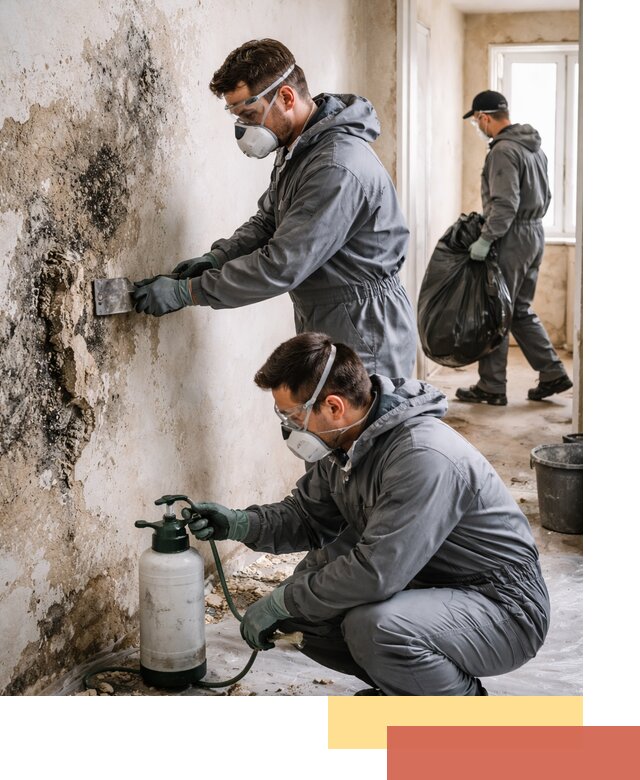 Удаление плесени со стен профессионально в Иркутске