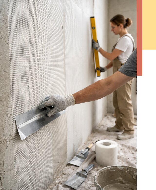 Армирование стен стеклосеткой в Иркутске от 3334 руб. под ключ | ОТДЕЛОЧНИК-Ркт