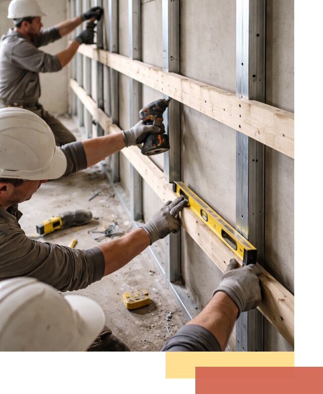 Устройство обрешетки под панели в Иркутске