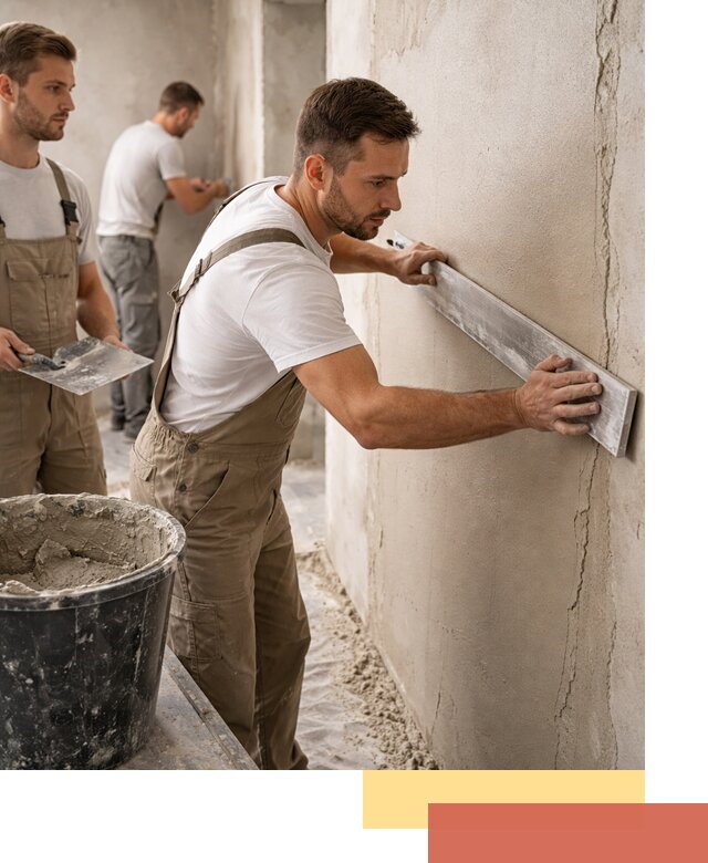 Штукатурка стен без маяков в Иркутске быстро и качественно