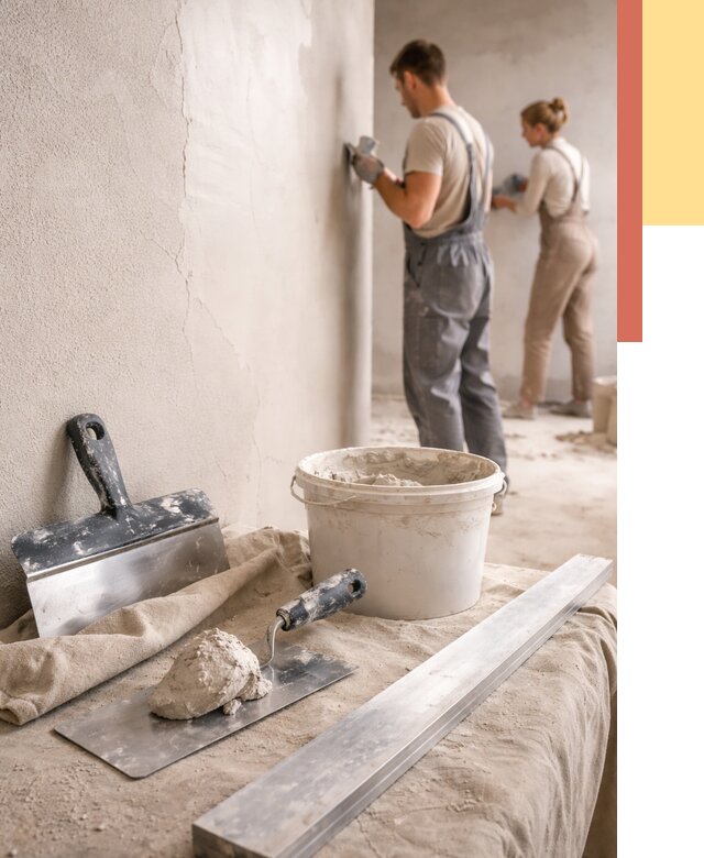 Штукатурка стен гипсовая в Иркутске от 4689 руб/м2 — быстро и недорого | ОТДЕЛОЧНИК-Ркт