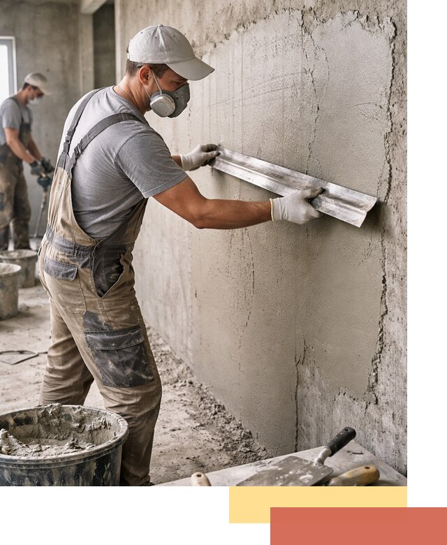 Штукатурка бетонных стен в Иркутске качественно и долговечно