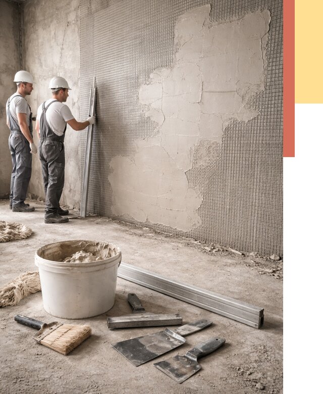 Штукатурка стен по сетке в Иркутске от 5730 руб./м2 — быстро и недорого | ОТДЕЛОЧНИК-Ркт