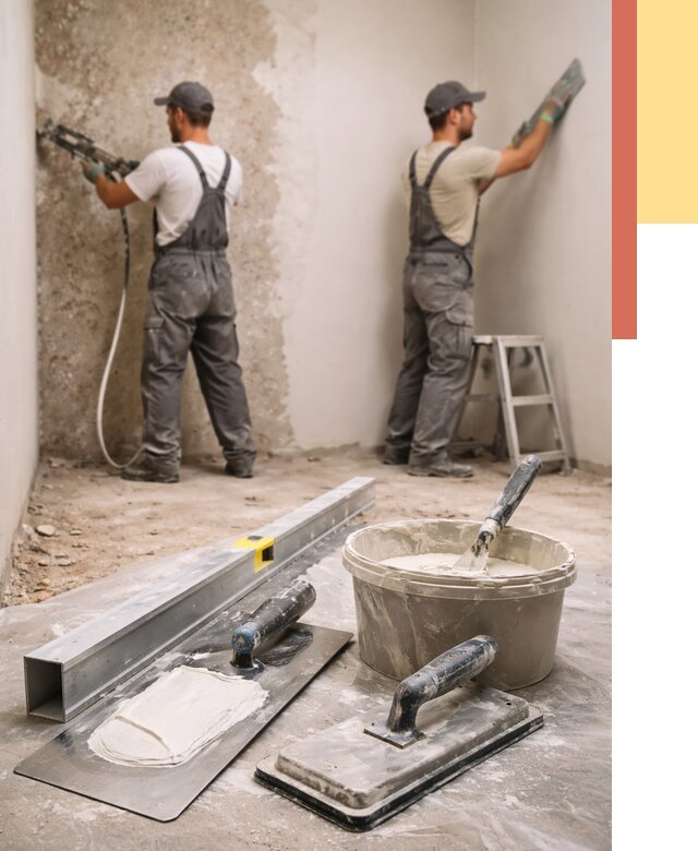 Штукатурка стен под обои в Иркутске от 4689 руб./м2 — выравнивание под обои | ОТДЕЛОЧНИК-Ркт