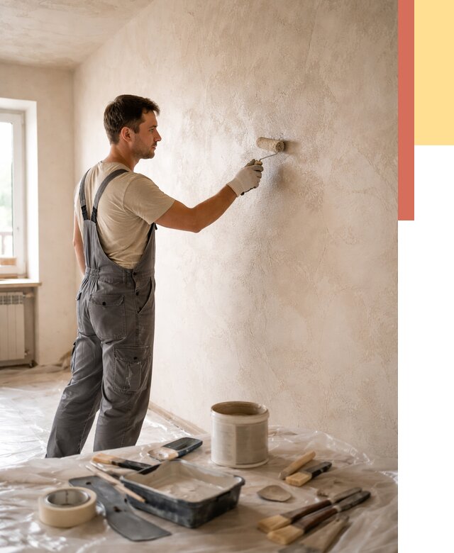 Нанесение лессирующей краски по декоративке в Иркутске от 1823 руб. | ОТДЕЛОЧНИК-Ркт