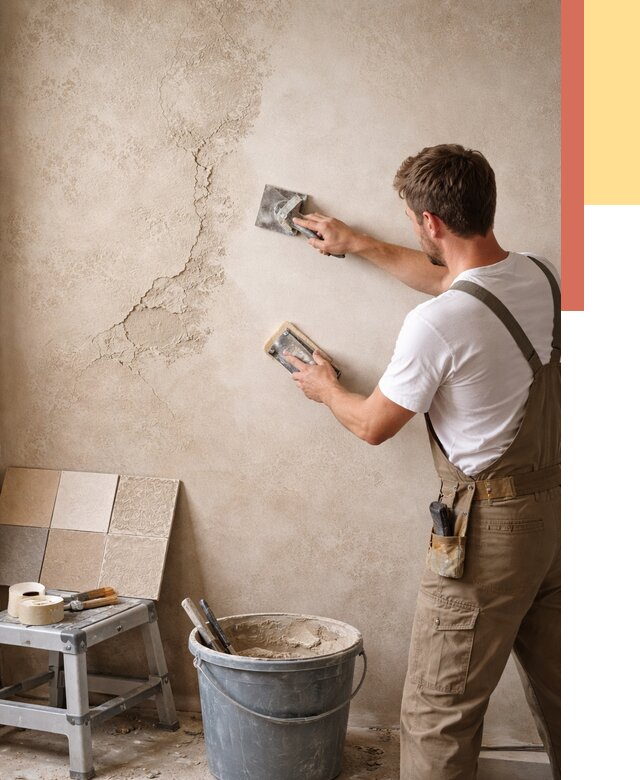 Ремонт декоративной штукатурки в Иркутске от 4689 руб. под ключ | ОТДЕЛОЧНИК-Ркт