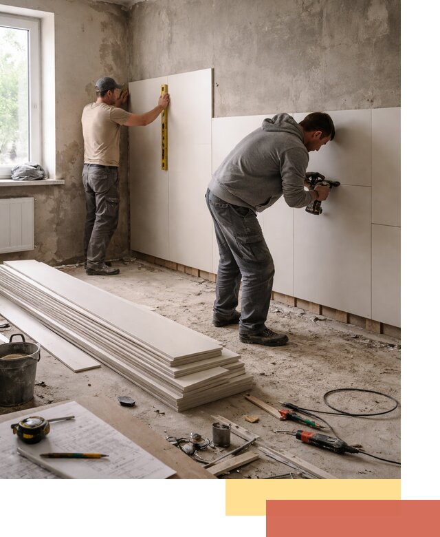 Монтаж ПВХ панелей на стены в Иркутске качественно и быстро