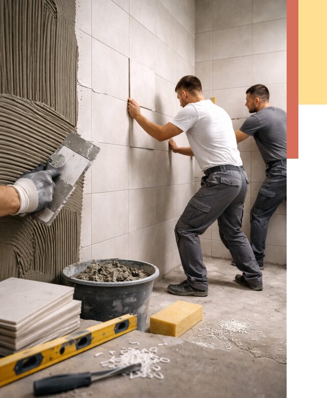 Укладка плитки на стены в Иркутске от 886 руб. — качественно и недорого | ОТДЕЛОЧНИК-Ркт