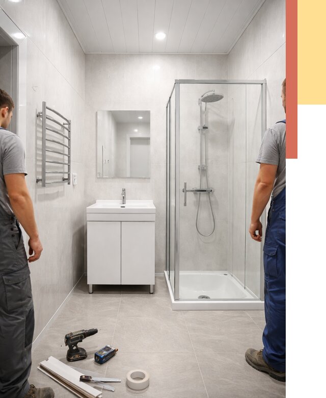 Отделка ванной комнаты панелями ПВХ в Иркутске от 4689 руб. за м2 | ОТДЕЛОЧНИК-Ркт