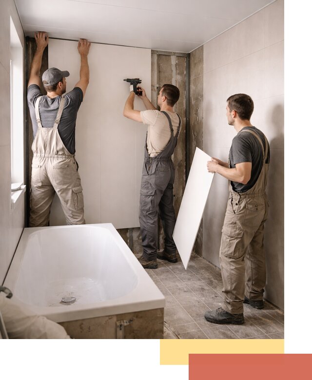 Отделка ванной панели ПВХ профессионально в Иркутске