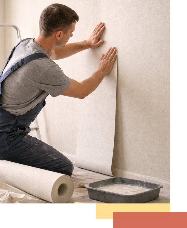 Поклейка флизелиновых обоев в Иркутске качественно и быстро