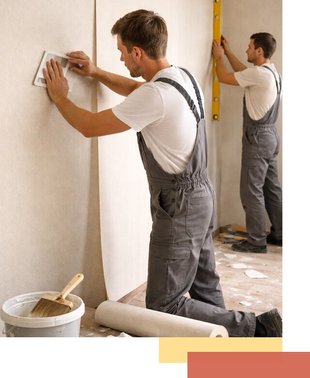 Поклейка бумажных обоев в Иркутске качественно и недорого