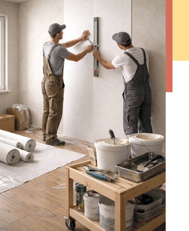 Поклейка стеклообоев в Иркутске от 6772 руб. за м2 — быстро и недорого | ОТДЕЛОЧНИК-Ркт