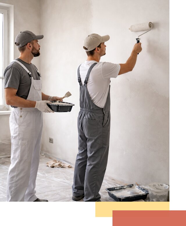 Покраска стен водоэмульсионной краской в Иркутске