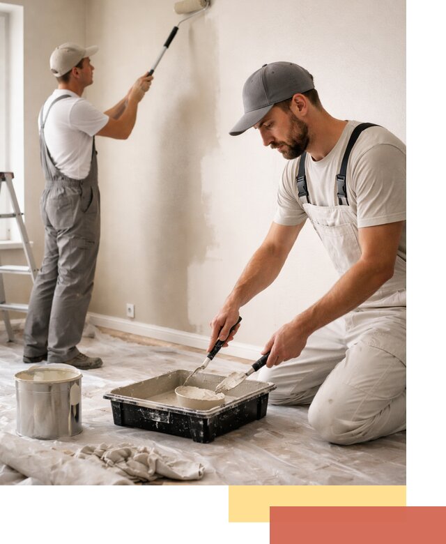 Покраска стен в квартире в Иркутске — профессионально и аккуратно