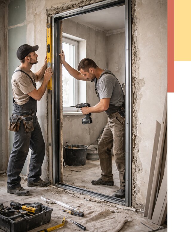 Закладка дверного проема в Иркутске от 3647 руб. — быстро и недорого | ОТДЕЛОЧНИК-Ркт