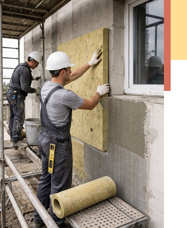 Утепление стен в Иркутске от 4480 руб. под ключ — быстро и недорого | ОТДЕЛОЧНИК-Ркт