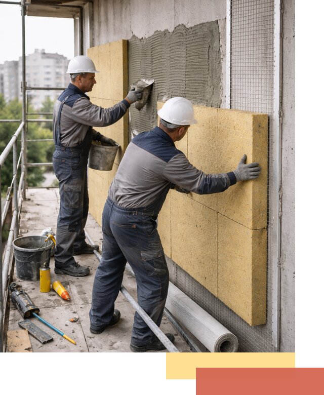 Утепление стен зданий и домов в Иркутске качественно и надежно