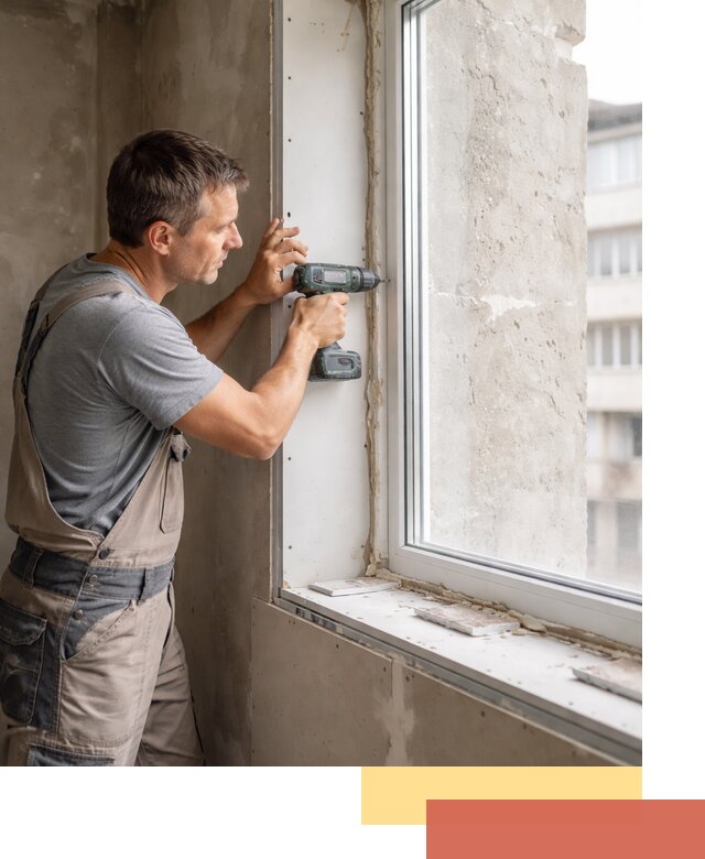 Монтаж гипсокартонных откосов в Иркутске под ключ