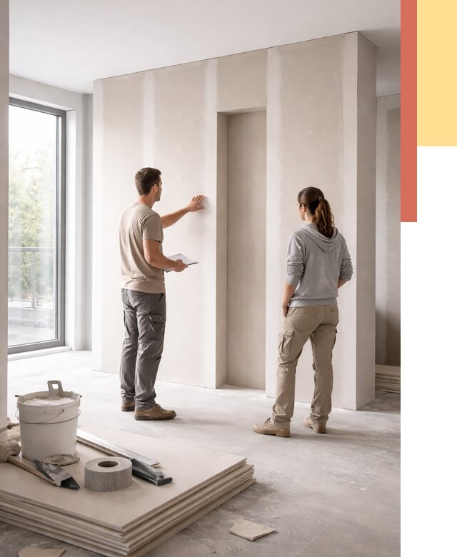 Зонирующая перегородка из гипсокартона в Иркутске от 2917 руб. под ключ | ОТДЕЛОЧНИК-Ркт