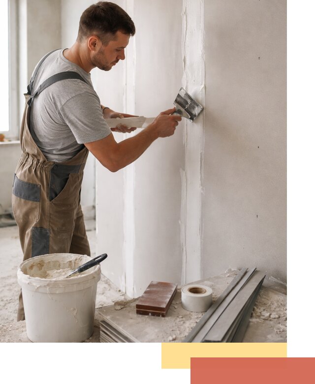 Шпаклевка перегородок из гипсокартона в Иркутске качественно и быстро