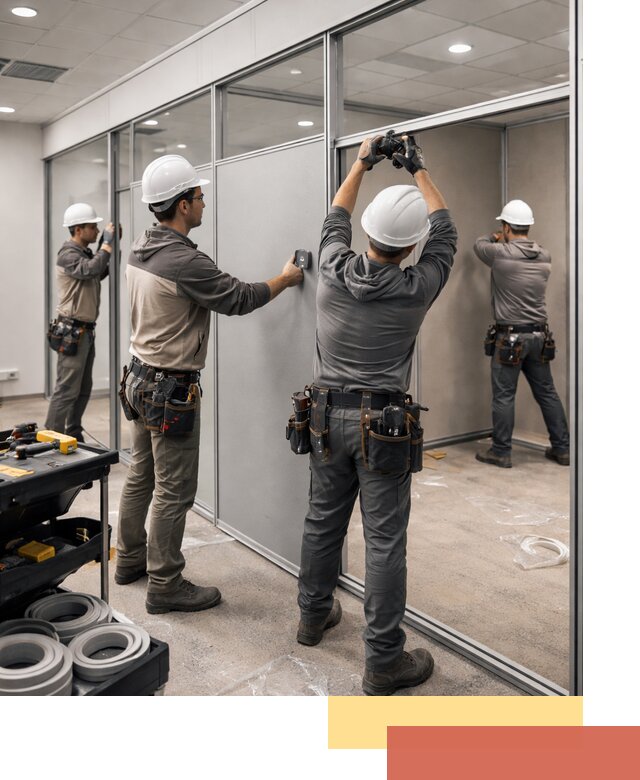 Мобильные офисные перегородки под ключ в Иркутске