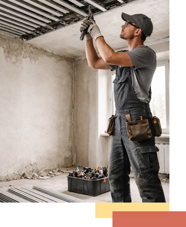 Демонтаж реечного потолка в Иркутске быстро и аккуратно