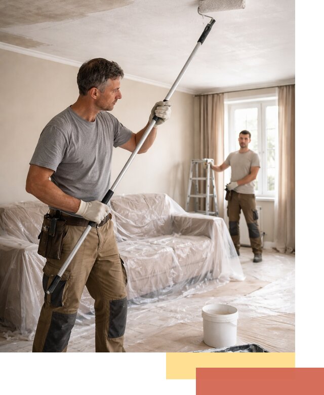 Грунтовка потолка в Иркутске — подготовка под покраску и отделку