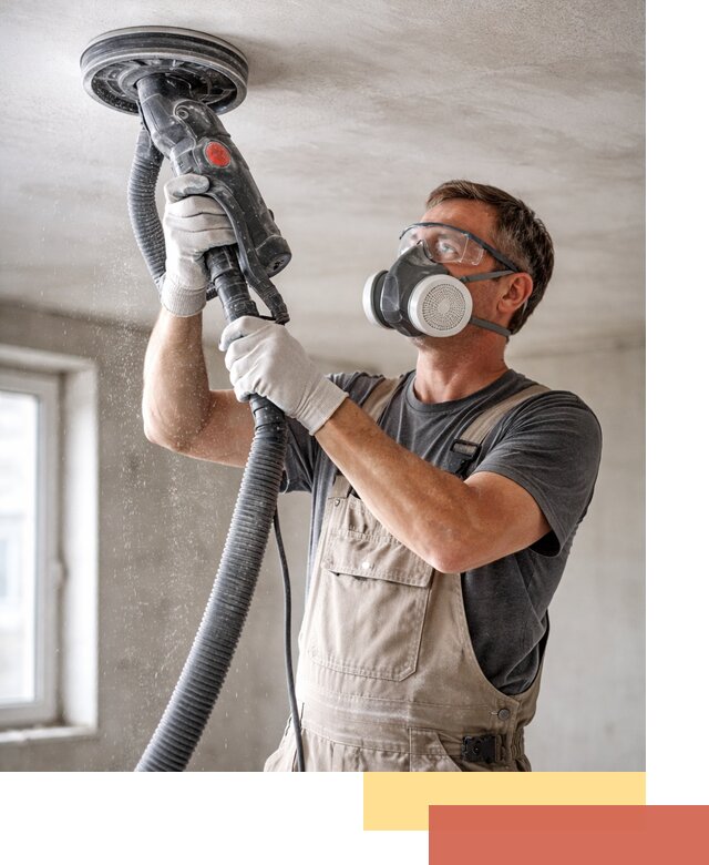 Шлифовка потолка в Иркутске — качественная подготовка под отделку