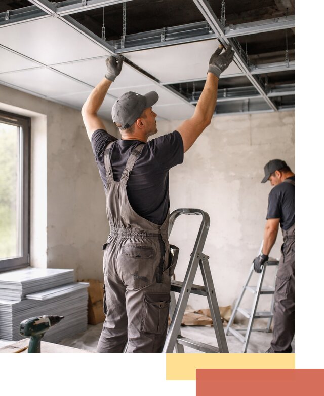 Монтаж кассетного потолка в Иркутске качественно и быстро