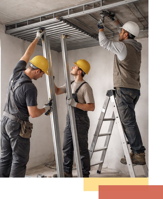 Монтаж реечного потолка под ключ в Иркутске