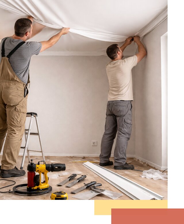 Монтаж ПВХ натяжного потолка в Иркутске качественно и быстро