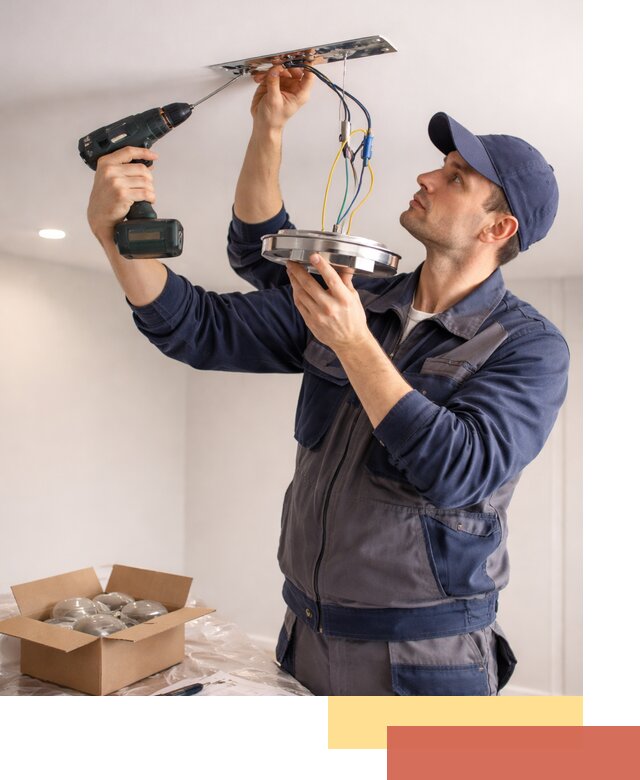 Установка люстры в натяжной потолок в Иркутске