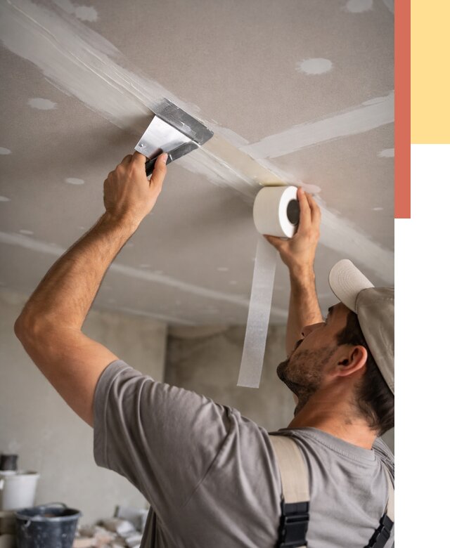 Обработка швов потолка ГКЛ в Иркутске от 7814 руб. под ключ | ОТДЕЛОЧНИК-Ркт