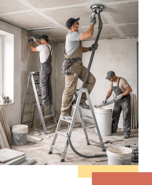 Ремонт потолка из гипсокартона в Иркутске: быстрый и качественный монтаж