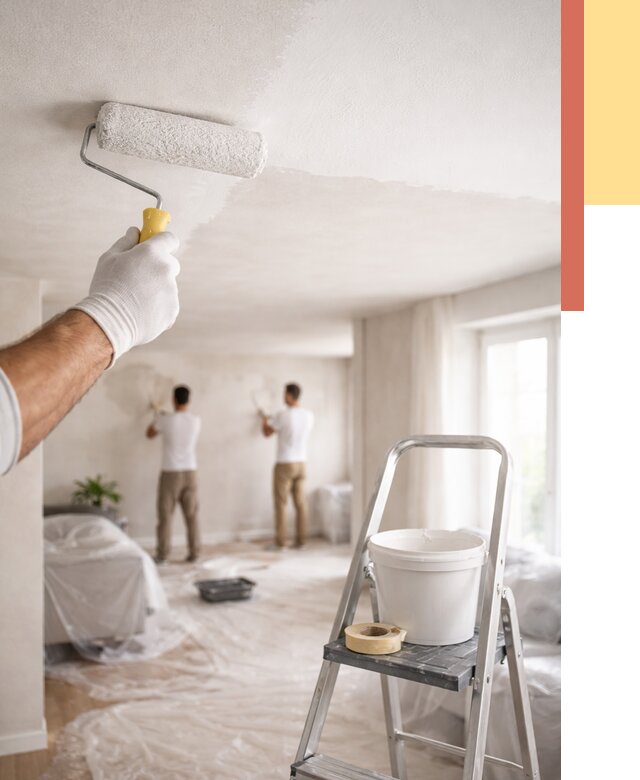 Покраска потолка акриловой краской в Иркутске от 2605 руб. | ОТДЕЛОЧНИК-Ркт